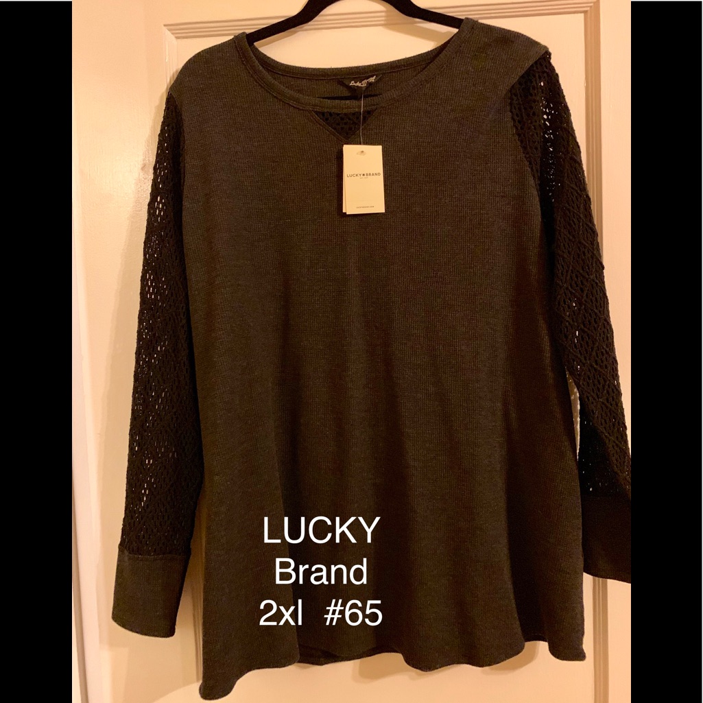 Nwt Lucky Brand Long Sleeve Top 65